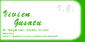 vivien gusatu business card